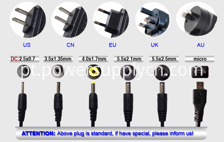 Ficha DC DC plug
